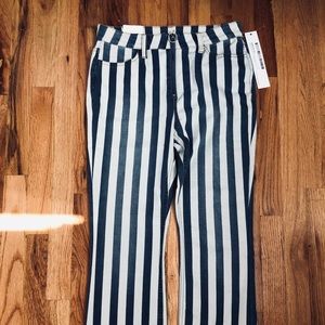 NWT Striped Jeans